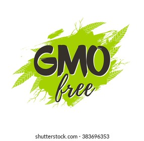 GMO free poster.