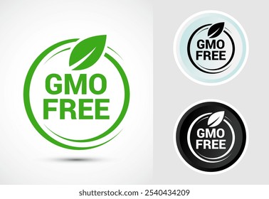 Ilustración libre del diseño del icono del Producto de GMO, icono para el Web y la aplicación móvil