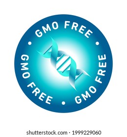GVO-freie Vektorsymbol-Gestaltung, NON GVO, Bio, Bio, Natur

