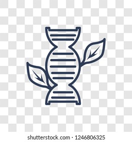 gmo icon. Trendy linear gmo logo concept on transparent background from General  collection