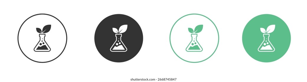 GMO icon for your website or app. eps10