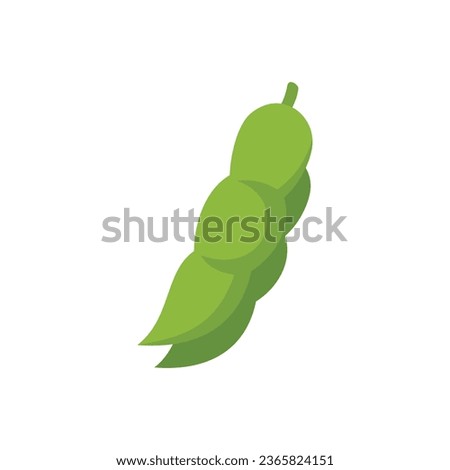 Gmo peas icon flat vector. Dna food. Medicine gene isolated