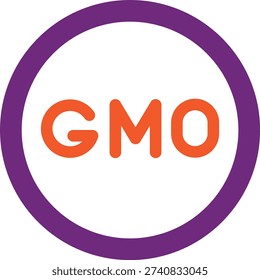 Gmo Vector Icon Design Illustration