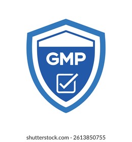 GMP Certified Stamp Label Vector Design