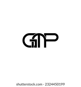 gmp initial letter monogram logo design