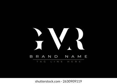 GMR abstract letter logo design. This logo is designed by three abstract letters.