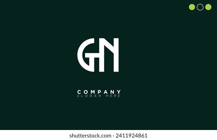 GN Alphabet Buchstaben Initial Monogram Logo NG, G und N