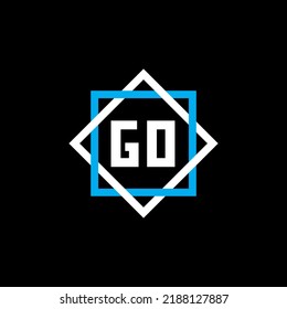  El concepto del logotipo de la letra de círculo creativa de GN. Diseño de letras GN.
