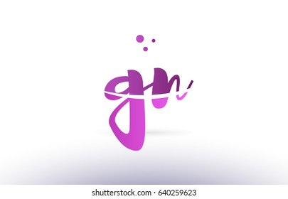 gn g n calligraphy alphabet letter logo