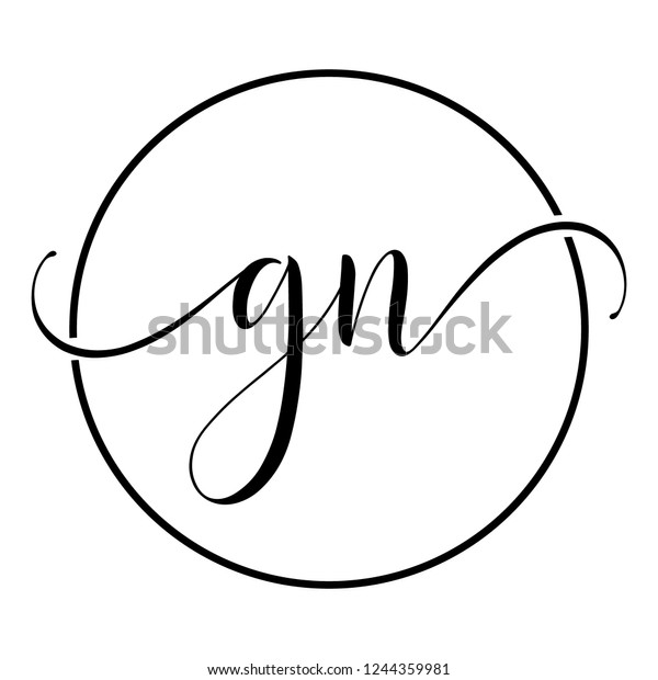 Gn Icon Logo Stock Vector (Royalty Free) 1244359981 | Shutterstock