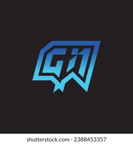 GN initial inspiration logo design esport and gaming clan ideas