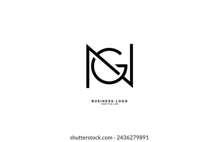 GN, NG, G, N, Abstract Letters Logo Monogram