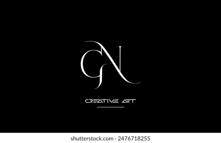 GN, NG, G, N abstract letters logo monogram