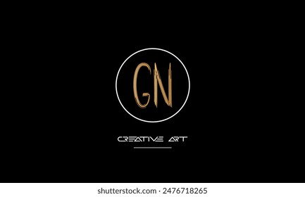 GN, NG, G, N abstract letters logo monogram