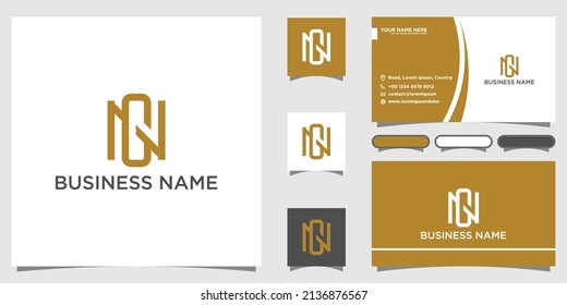 GN or NG letter designs for logo and icons with business card design