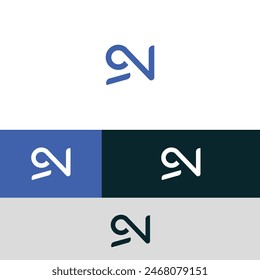 Elementos de Plantilla de diseño de logotipo de letras GN, NG. Logo de letras digitales abstractas modernas.