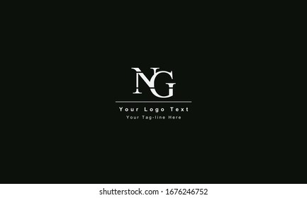 GN or NG letter logo. Unique attractive creative modern initial GN NG G N initial based letter icon logo