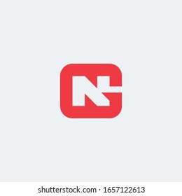 GN or NG monogram logo in red color.