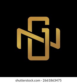 GN or NG monogram logos overlapping.
