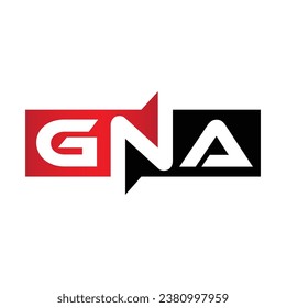 GNA Monogram Initial Letters Logo
