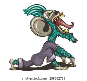 gnarly Screaming Monkey