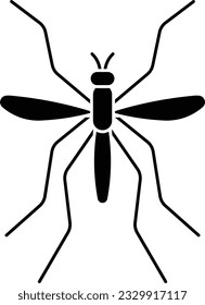 Gnat-Moskito-Midge Dengue-Fieber Blutsucker Glyph