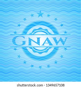 Gnaw water badge.