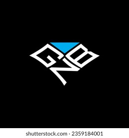 GNB letter logo vector design, GNB simple and modern logo. GNB luxurious alphabet design  