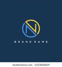 GND GN N creative vector logo