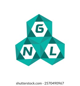 GNL creative minimalist letter logo. GNL unique vector initials alphabet letter logo design
