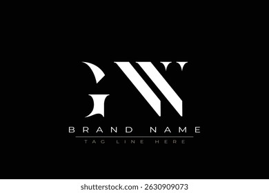 GNN abstract letter logo design. This logo is designed by three abstract letters.