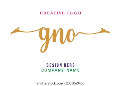 GNO lettering logo is simple, easy to understand and authoritative