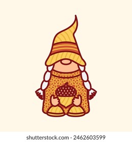 Gnome Autumn 3D Background Set