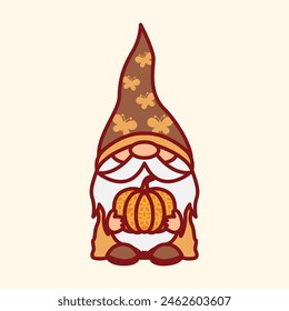 Gnome Autumn 3D Background Set