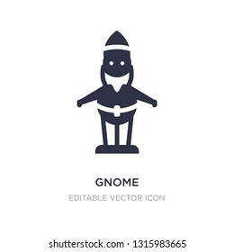 gnome icon on white background. Simple element illustration from Architecture and city concept. gnome icon symbol design.