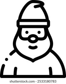 gnome icon. Thin Linear Style Design Isolated On White Background