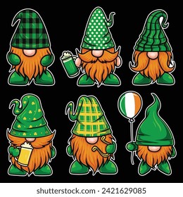 Gnome saint patrick's day vector illustration for your company or brand