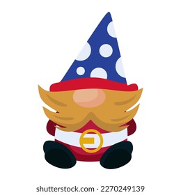 gnome santa cartoon character illustration cute 
