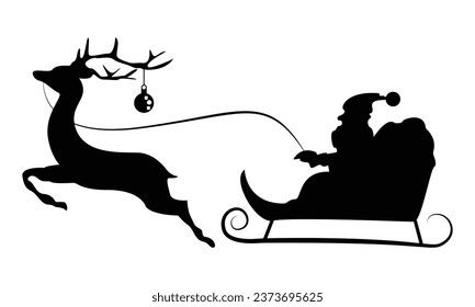 Gnome Santa Christmas Graphic Creepy Clip Art Design.
