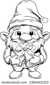 Gnome Silhouette, Christmas Gnomes, Gnomes, Merry Christmas, Xmas party, Cute Gomes, Merry Christmas Gnomes, Christmas Lights