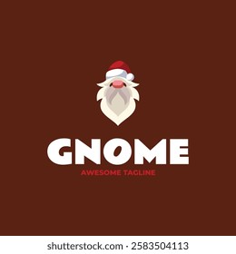 Gnome Simple Mascot Logo Template