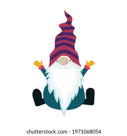 Gnome t shirt design vector 