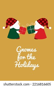Gnomes christmas new year gift