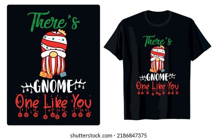 Gnomes Christmas Xmas T-Shirt Design