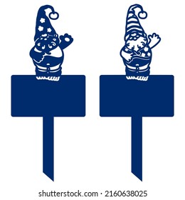 Gnomes toppers for various decorations svg