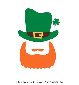 The gnomes wear a top green hat holding a clover. A symbol of good luck in st.patrick's day