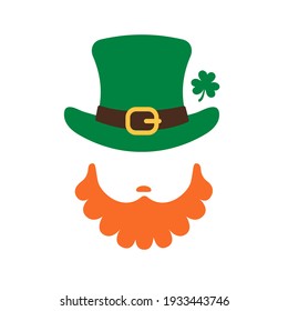 The gnomes wear a top green hat holding a clover. A symbol of good luck in st.patrick's day