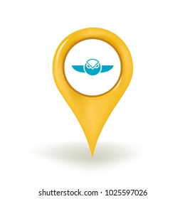 Gnosis Cryptocurrency Map Pin