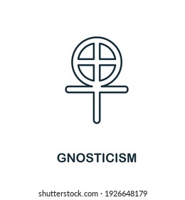 Gnosticism icon. Simple element from religion collection. Creative Gnosticism icon for web design, templates, infographics and more