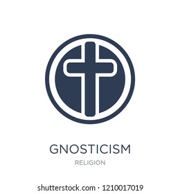 Gnosticism icon. Trendy flat vector Gnosticism icon on white background from Religion collection, vector illustration can be use for web and mobile, eps10